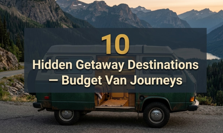 10 Hidden Getaway Destinations — Budget Van Journeys