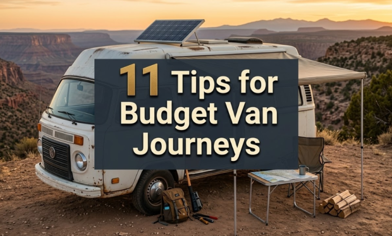 11 Tips for Budget Van Journeys