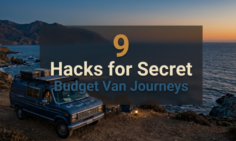 9 Hacks for Secret Budget Van Journeys