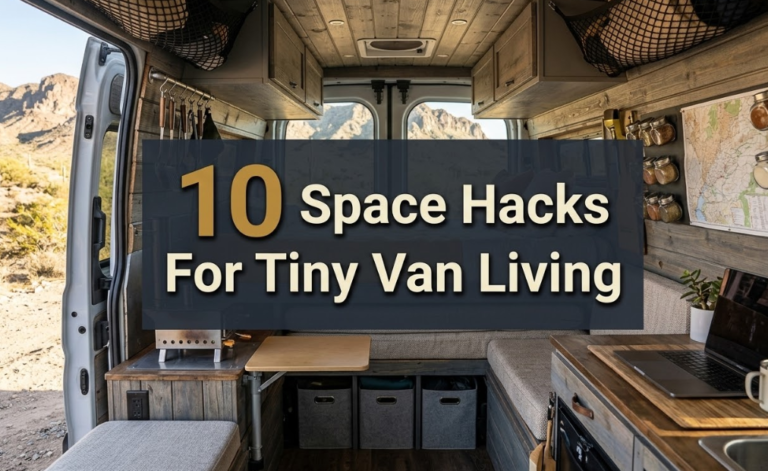 10 Space Hacks For Tiny Van Living