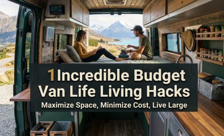 Incredible Budget Van Life Living Hacks