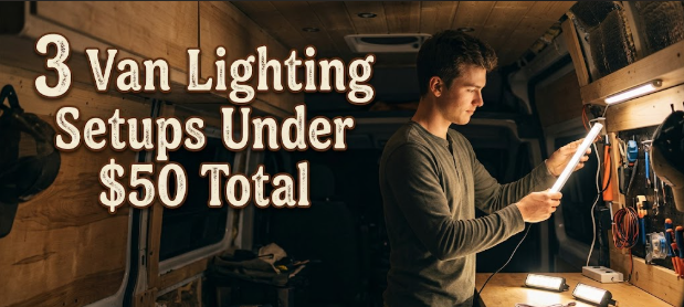 3 Van Lighting Setups Under $50 Total 3 Van Lighting Setups Under $50 Total