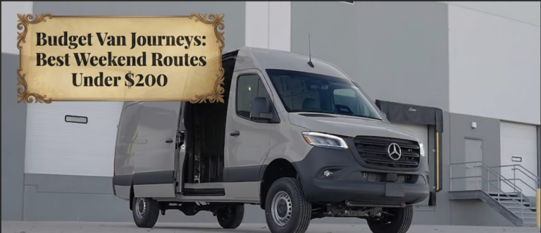 Budget Van Journeys: Best Weekend Routes Under $200