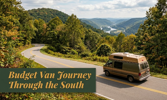 Budget Van Journey Through the South