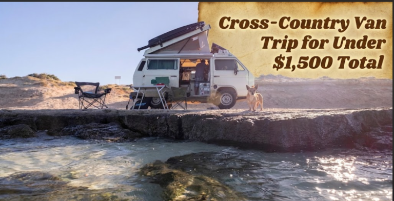 Cross-Country Van Trip for Under $1,500 Total