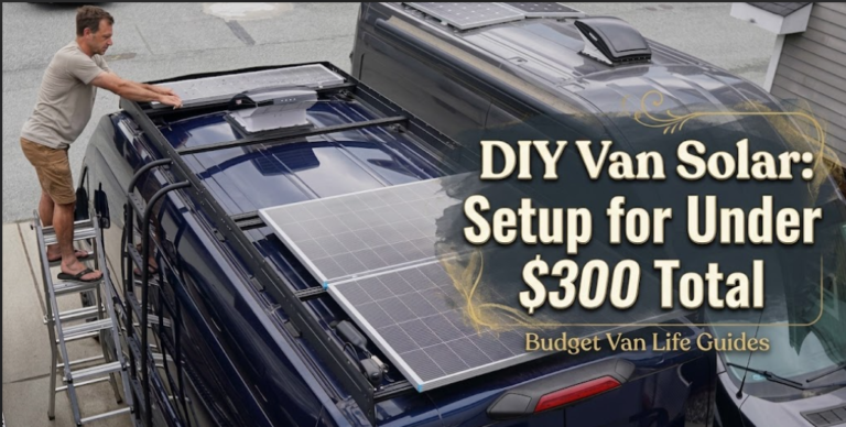 DIY Van Solar: Setup for Under $300 Total