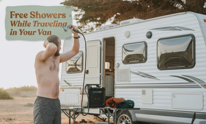 Free Showers While Traveling in Your Van