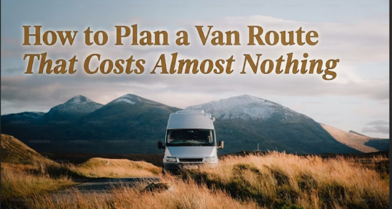 How to Plan a Van Route That Costs Almost Nothing