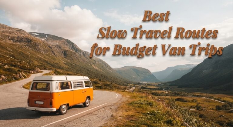 Best Slow Travel Routes for Budget Van Trips