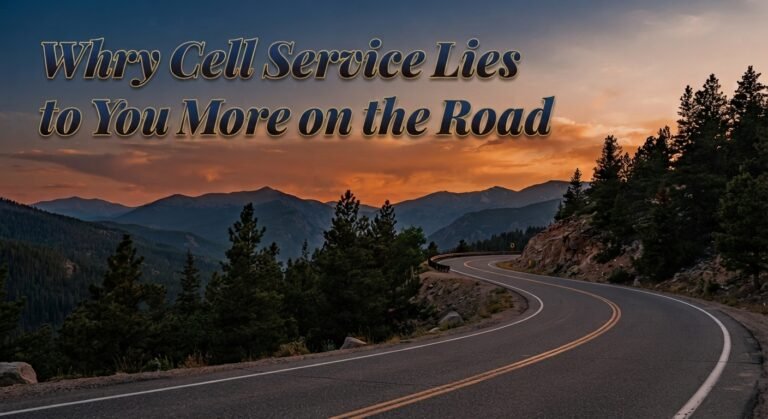 Why Cell Service Lies to You More on the Road