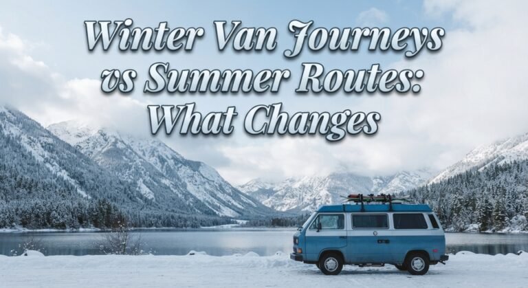Winter Van Journeys vs Summer Routes: What Changes