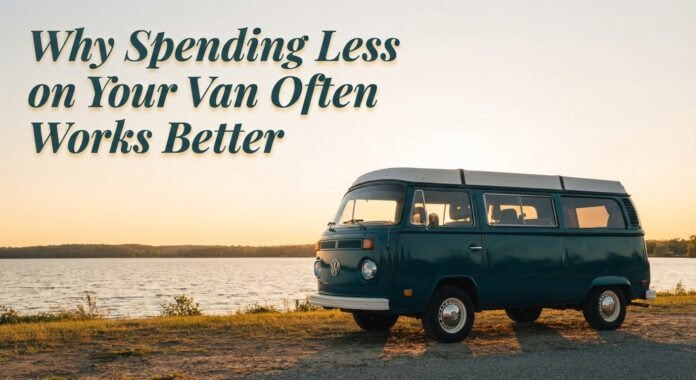 Why Spending Less on Your Van Often Works Better
