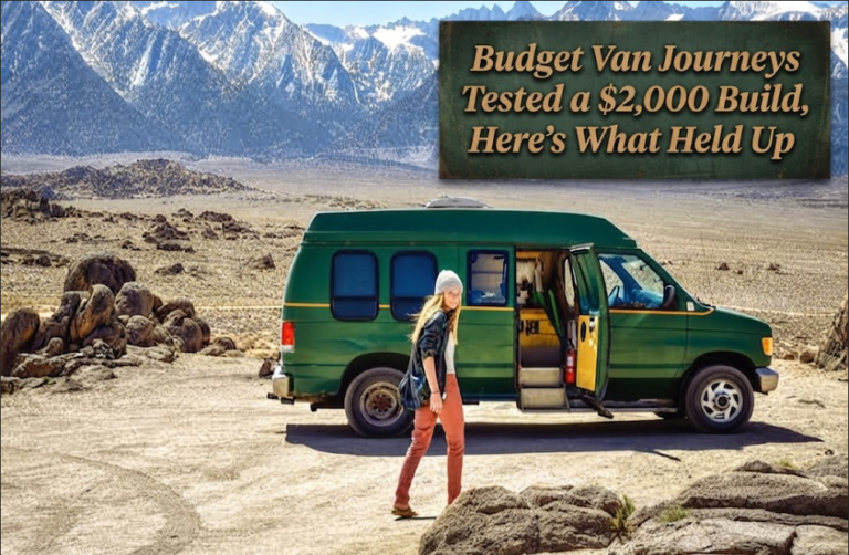Budget Van Journeys Tested a $2,000 Build, Here's What Held Up