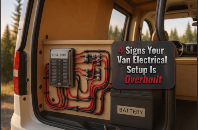 4 Signs Your Van Electrical Setup Is Overbuilt