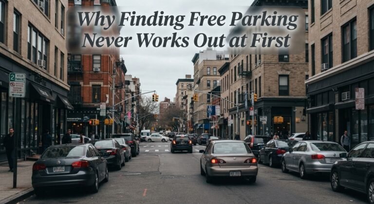 Why Finding Free Parking Never Works Out at First