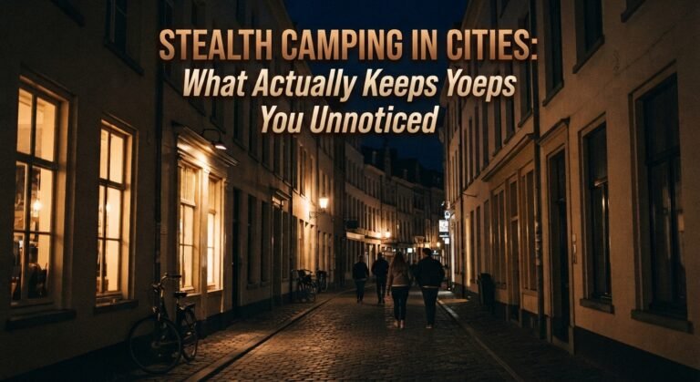 Stealth Camping in Cities: What Actually Keeps You Unnoticed
