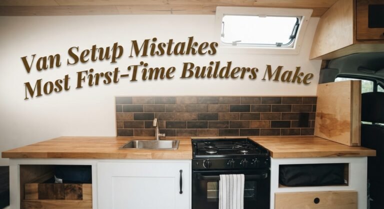 Van Setup Mistakes Most First-Time Builders Make